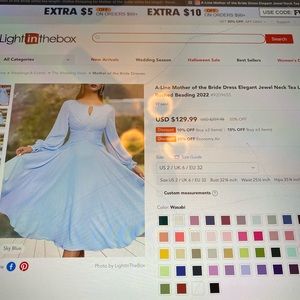 New with tags TS Couture light in the box dress